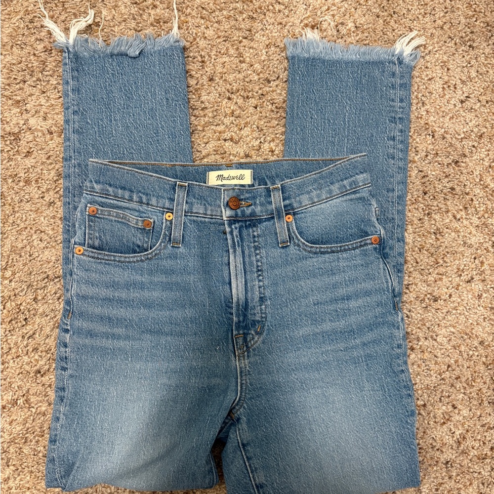 Madewell Women's Light Blue Straight Leg Jeans